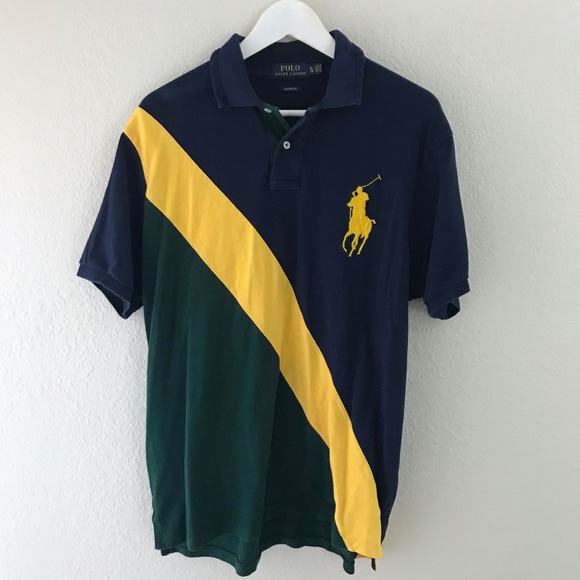 Polo Ralph Lauren Other - Vintage 90s Polo Ralph Lauren ColorBlock Shirt XL